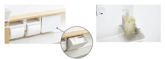 オプション,2連ペーパーホルダー,小物収納,収納,二連紙巻器,ワイヤーラック